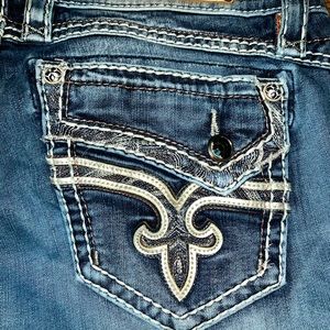 Rock Revival Easy Crop Capri Jeans 30 31